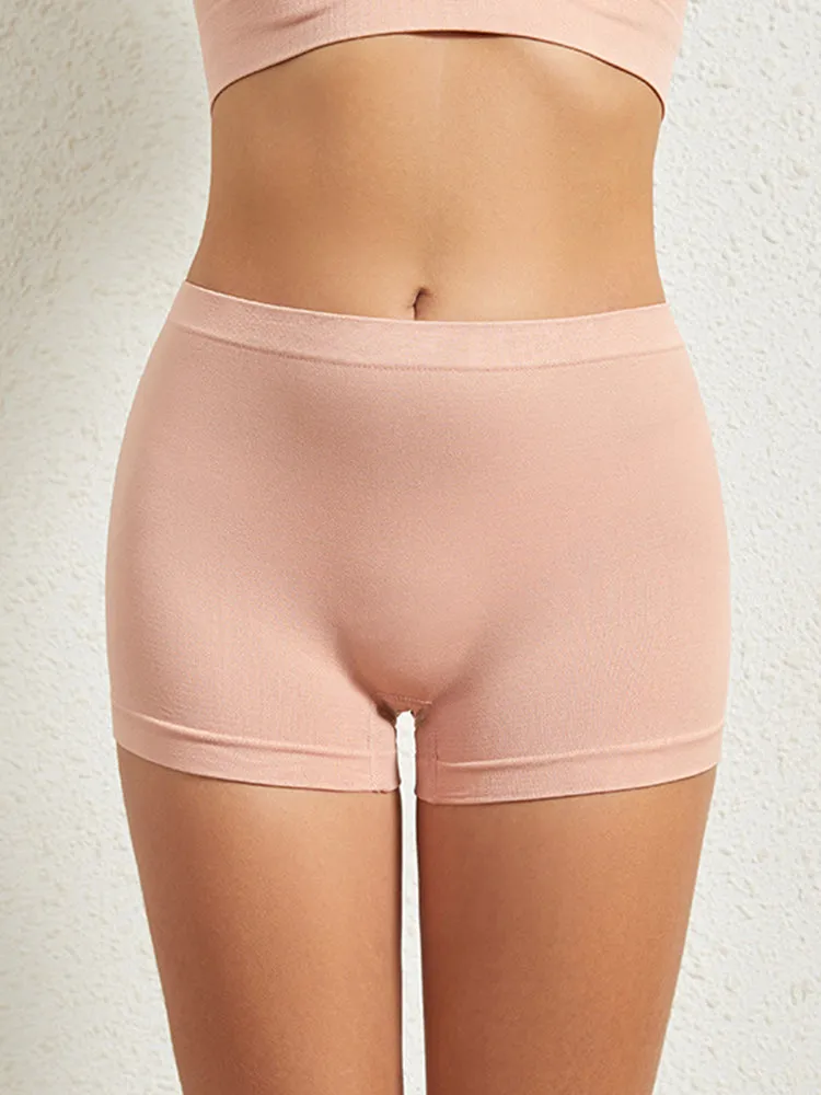 5-Pack Invisible Thin Safety Hip Lift Boxer Shorts