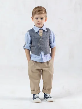 Boy's suit set 5pcs– NESTORAS