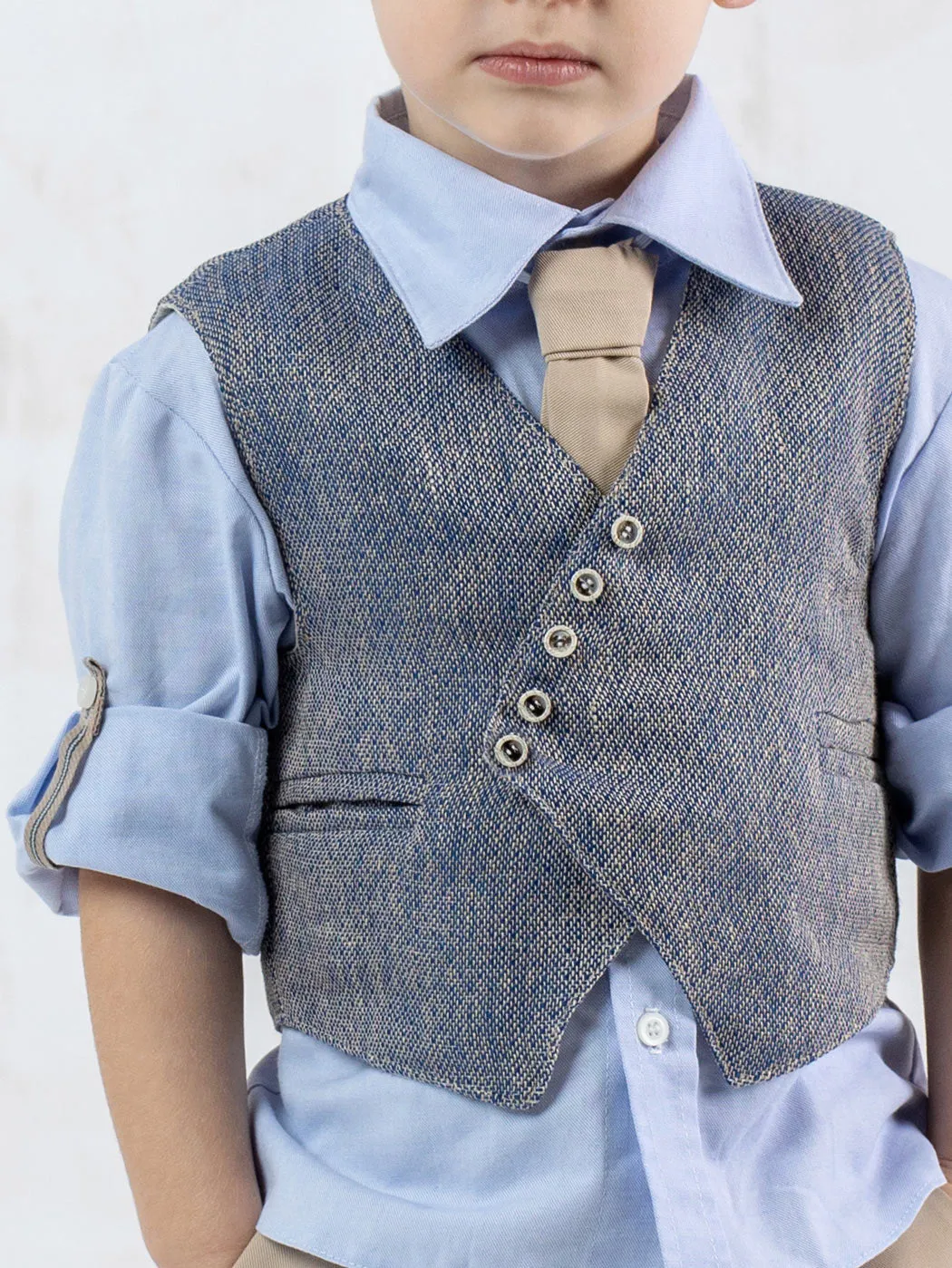Boy's suit set 5pcs– NESTORAS