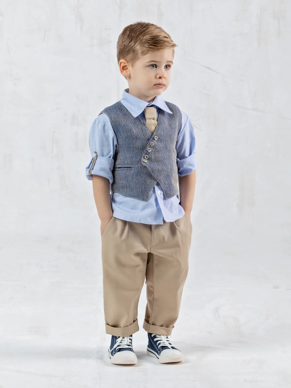 Boy's suit set 5pcs– NESTORAS