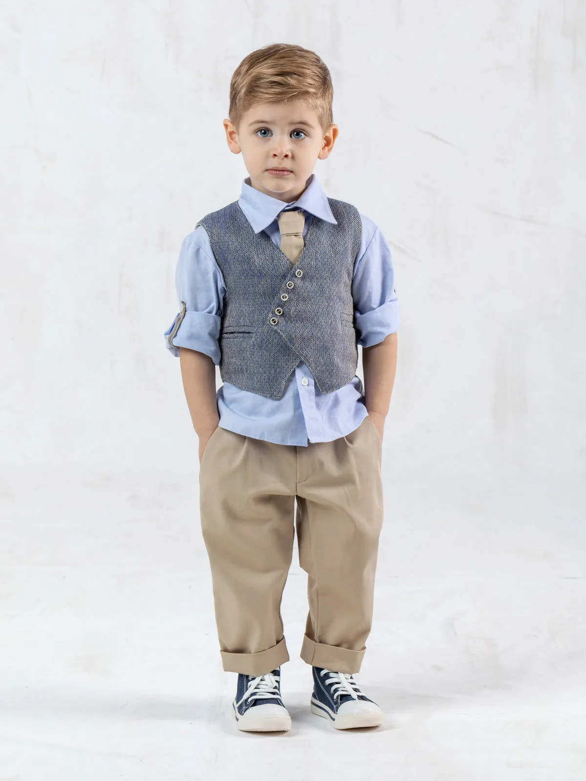 Boy's suit set 5pcs– NESTORAS