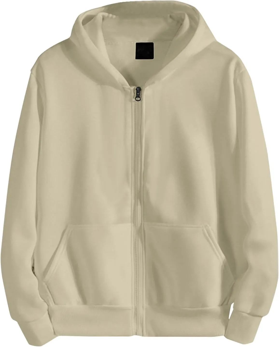 Hoodies for Men Cool Zip Up Jacket Long Sleeve Sweatshirt Drawstring Athletic Casual Fashion Sweatshirts