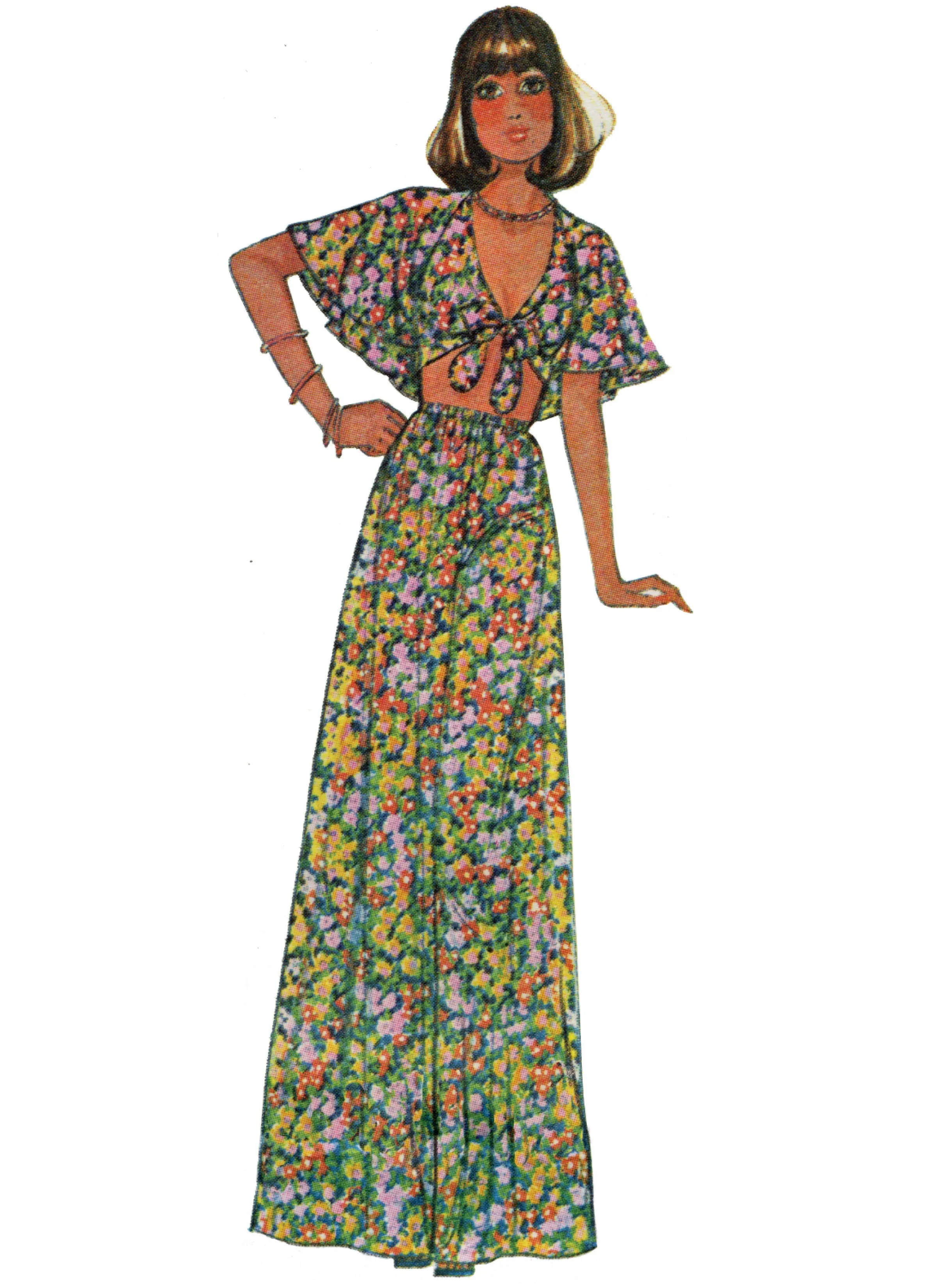 McCall's Sewing Pattern 8257 Vintage Tops, Skirt and Pants