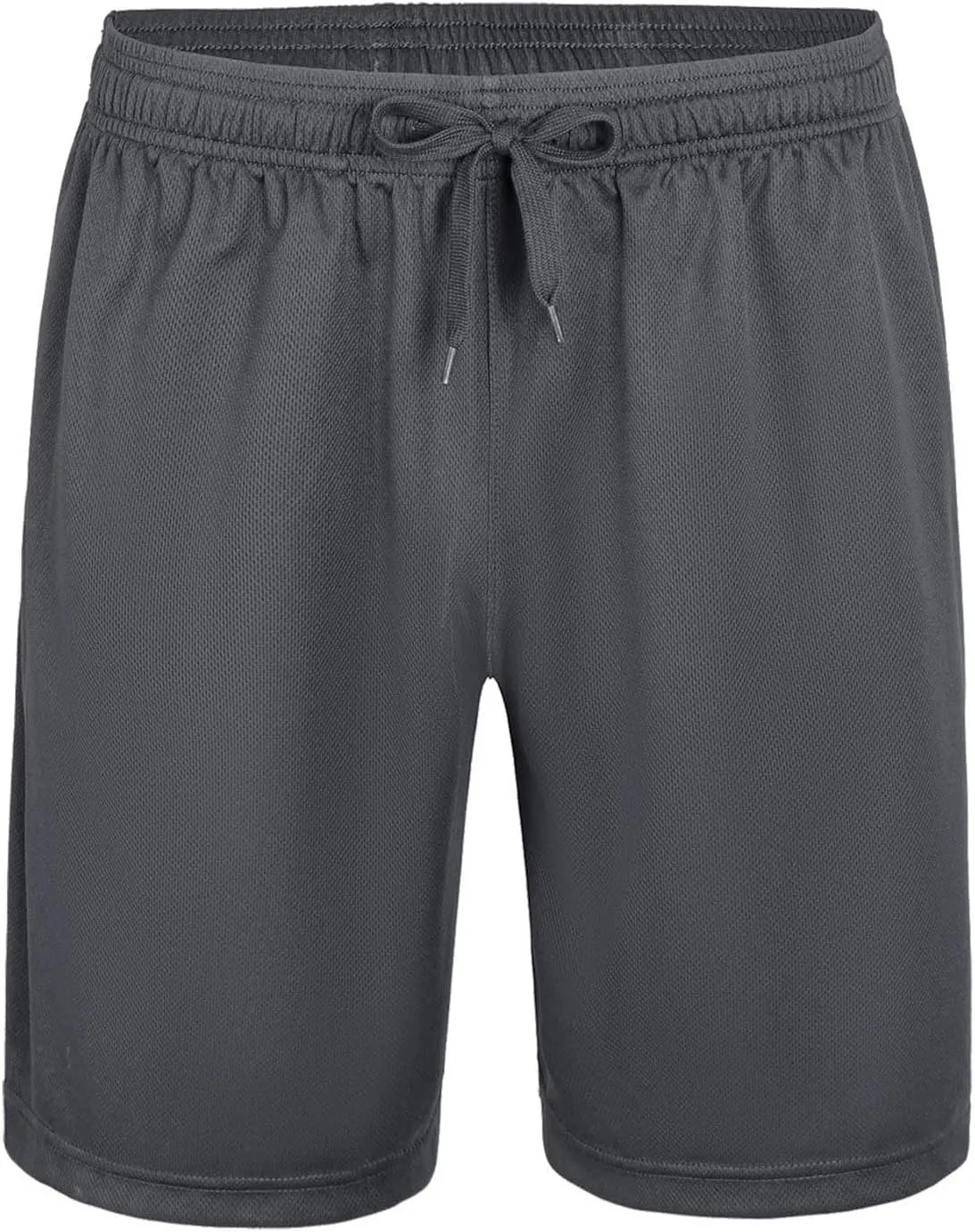 Mens Gym Shorts Athletic Lightweight Performance Quick Dry Shorts with Elastic Waist 5 Pack