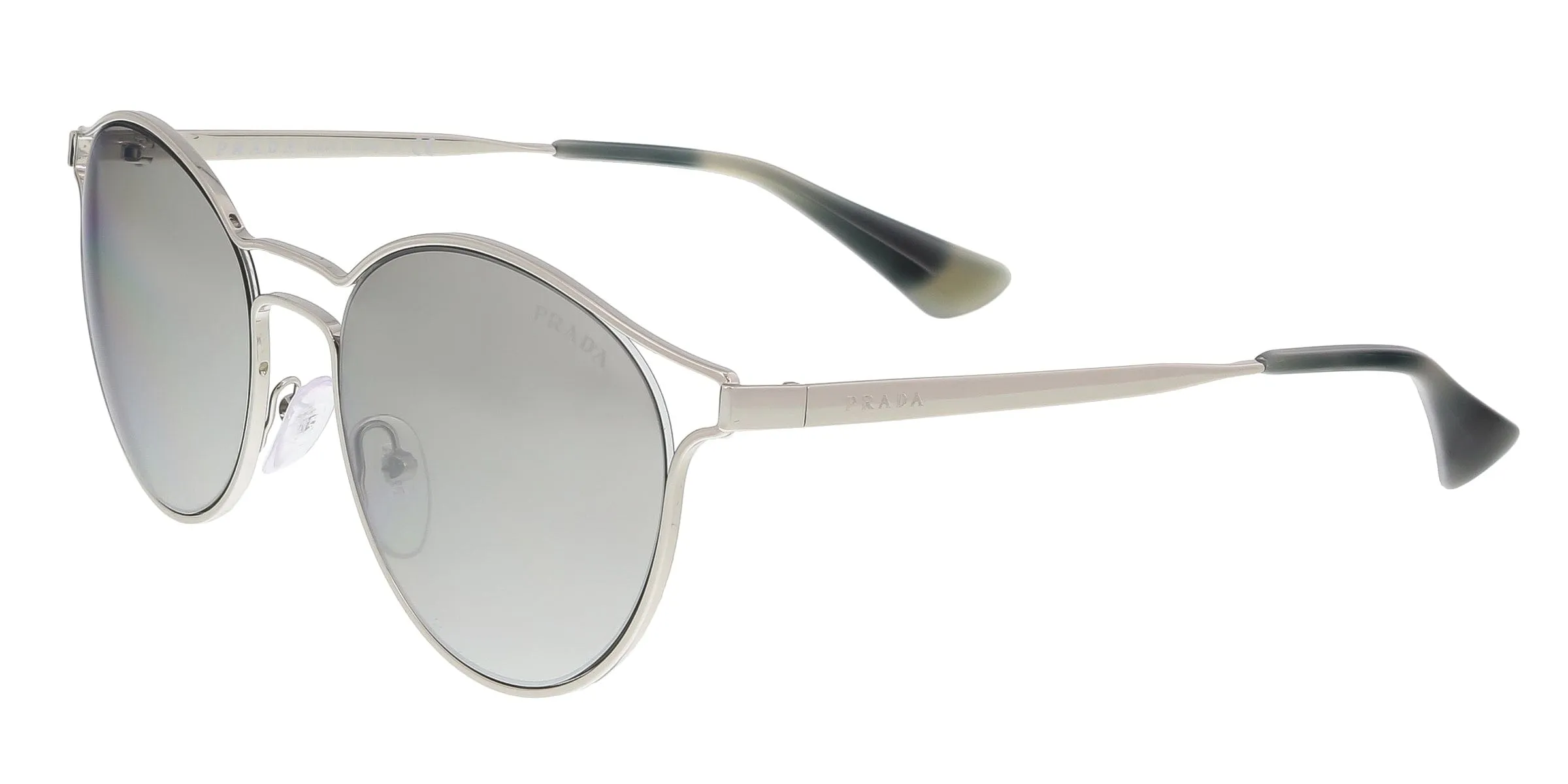 Prada PR 62SS 1BC2B0 Silver Round Phantos Sunglasses
