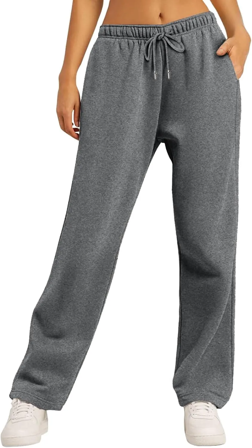 Womens Cargo Sweatpants Wide Leg Y2k Pants for Women High Waisted Casual Loose Trousers Loose Fit for Yoga Trousers