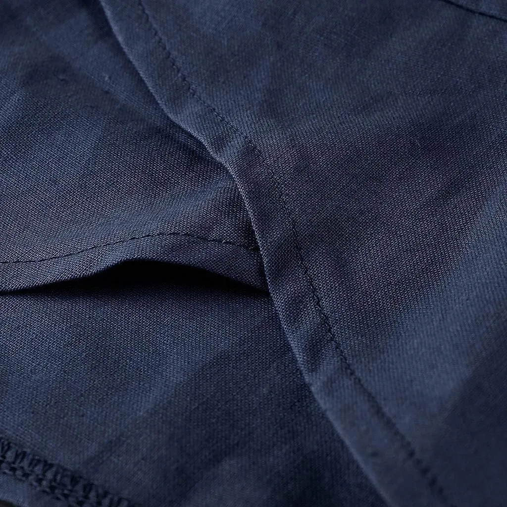 Womens Pants Elastic Waist Straight Leg Trouser Solid Pockets Casual Loose Pants Cotton Linen Soft Comfy Beachwear